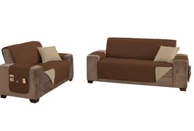 Capa Protetor Sofá 2 E 3 Lugares Manu Dupla Face Assento Capa Protetor Sofá 2 E 3 Lugares Manu Dupla Face Assento