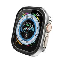 Capa Protetora À Prova d'Água Em Liga De Zinco Cor Titânio De 49mm Para Apple Watch Ultra 2