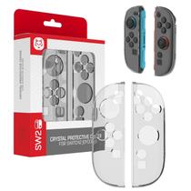 Capa Protetora Acrílico Para Nintendo Switch 2 Joy-con Case Transparente Cristal