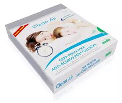 Capa protetora anti-ácaros para colchões Casal Especial impermeável clean air