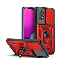 Capa protetora anti-choque Samsung A33 com anel - vermelha Capa protetora anti-choque Samsung A33 com anel - vermelha