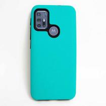 Capa Protetora Anti Impacto Strong Duall Iwill para Motorola Moto G10 6.5 - Verde Menta