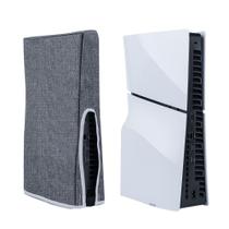 Capa Protetora Antipoeira Mcbazel para PS5 Slim Vertical Cinza Capa Protetora Antipoeira Mcbazel para PS5 Slim Vertical Cinza