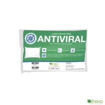 Capa Protetora Antiviral - Theva - Sensação De Frescor Cor Branco Liso