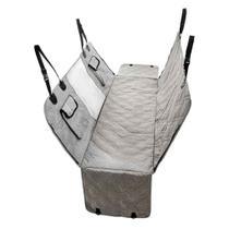 Capa Protetora Banco Carro Pet Impermeável Luxo Para Cães E Gatos Cinza Capa Protetora Banco Carro Pet Impermeável Luxo Para Cães E Gatos Cinza