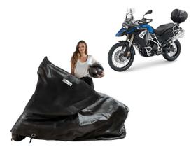 Capa Protetora BMW F800 / 850 GS / GS ADV com Baú /Bauleto