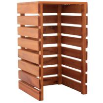 Capa Protetora Botijão de Gás de Cozinha em Madeira Maciça Envernizada