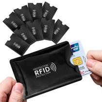 Capa Protetora Cartão Aproximação Carteira Anti Rfid 10 Uni.