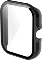 Capa Protetora Case Película de Vidro Compativel com GTS 4 Mini NEW A2035 (Preto) Capa Protetora Case Película de Vidro Compativel com GTS 4 Mini NEW A2035 (Preto)