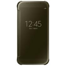 Capa Protetora Clear View Samsung Galaxy S6 - Dourado