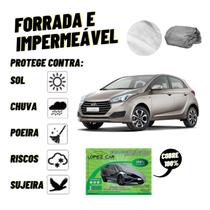 Capa Protetora Cobrir Carro Hb20 Hatch LOPEZCAR Forrada, Impermeável - Protege do Sol, Chuva e Poeira