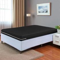 Capa Protetora Colchão Casal Padrão Malha Gel Zíper Lavável e Resistente