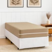 Capa Protetora Colchão Solteiro Malha Gel Zíper Lavável e Resistente