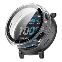 Capa protetora com película compatível com Amazfit Active Max A2257 Cor:Transparente