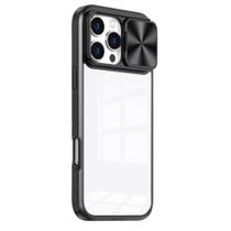 Capa Protetora com Proteção Slide na Lente da câmera para o iPhone 16 Pro Max Capa Protetora com Proteção Slide na Lente da câmera para o iPhone 16 Pro Max