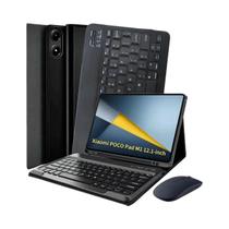 Capa Protetora Com Teclado Destacável De 12.1 Polegadas Para Xiaomi POCO Pad M1 Smart Folio 2026