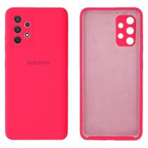 Capa protetora compatível com Galaxy A32 4g/5g Silicone Aveludado Case anti impacto premium com proteção aveludada