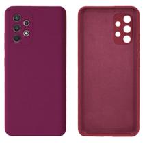 Capa protetora compatível com Galaxy A32 4g/5g Silicone Aveludado Case anti impacto premium com proteção aveludada