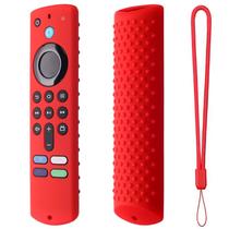 Capa protetora Compível com Amazon Fire TV Stick (3ª Geração) Caixa de Silicone - Vermelho