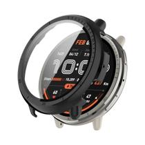 Capa Protetora Completa Amazfit Active 2 Com Vidro Temperado E Bumper Para Acessórios De Relógio