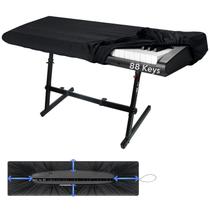 Capa protetora contra poeira de teclado de piano de 88 teclas para Yamaha e Casio Capa protetora contra poeira de teclado de piano de 88 teclas para Yamaha e Casio
