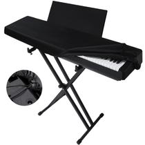 Capa protetora contra poeira de teclado de piano Ynester para piano digital de 88 teclas