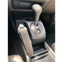 Capa Protetora couro Manopla de câmbio Automático + Freio de mão Honda New Civic 2006 a 2011