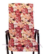 Capa Protetora de Cadeira Espreguiçadeira 1 Lugar Floral