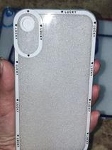 Capa Protetora De Câmera Com Borda Colorida Em Cores Pastéis Para iPhone XR Capinha Case