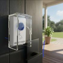 capa protetora de campainha contra agua de chuva