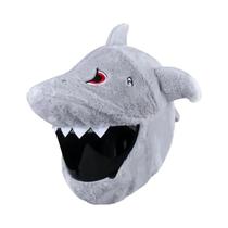 Capa Protetora De Capacete De Pelúcia Fluffy Para Motocicleta, Proteção Completa Para O Rosto