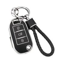 Capa Protetora De Chave Automotiva TPU Para Peugeot Citroën 208 308 408 508 2008 3008 4008 5008