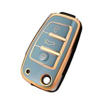 Capa Protetora De Chave De Carro Audi TPU Para A3 A4 A6 Q3 Q5 Q7 Sem Chave