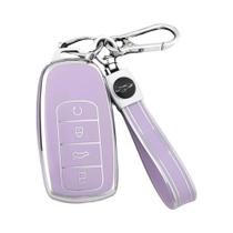 Capa Protetora De Chave De Carro Em TPU Roxo Para Chery Tiggo 8 pro 8 plus 7 pro Omoda 5, Acessórios