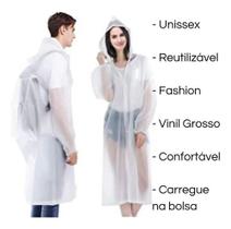 Capa Protetora De Chuva Pvc P/ Passeio Festas Qualidade Boa Capa Protetora De Chuva Pvc P/ Passeio Festas Qualidade Boa