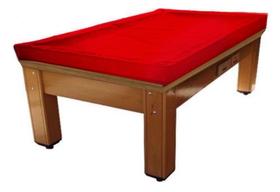Capa Protetora De Cobrir Mesa De Sinuca bilhar vermelha 230x140x50