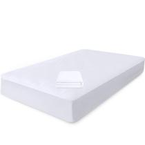 Capa Protetora de Colchão Casal Impermeável 100% Silencioso de Malha Premium 138x188x36 - BF Colchões