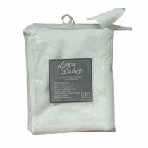 Capa Protetora De Colchão Impermeável Com Elástico Cama Solteiro 88cm X 188cm Laço Bebê