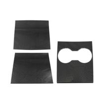 Capa Protetora De Console Central Em ABS Com Padrão De Carbono Para Tesla Model 3 E Model Y Capa Protetora De Console Central Em ABS Com Padrão De Carbono Para Tesla Model 3 E Model Y