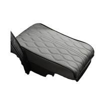 Capa Protetora De Couro PU Com Bordado Ondulado Para Apoio De Braço De Carro, Almofada De Proteção