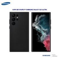 Capa Protetora de Couro Samsung p/ Galaxy S23 Ultra Original