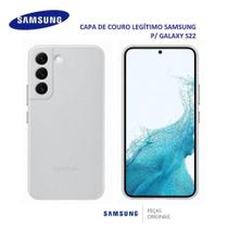 Capa Protetora De Couro Samsung Para Galaxy S22 - Original