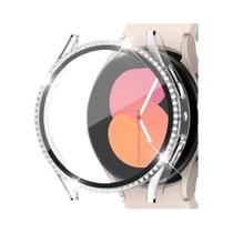 Capa Protetora de Diamante para Samsung Galaxy Watch 7/6/5/4 - com Protetor de Tela
