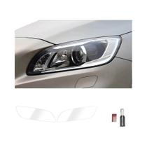 Capa Protetora De Farol Automotivo Em TPU PPF Fumê Preto De Alto Brilho Anti-Risco Para Volvo V60 Capa Protetora De Farol Automotivo Em TPU PPF Fumê Preto De Alto Brilho Anti-Risco Para Volvo V60