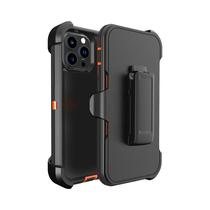 Capa Protetora De Luxo Para iPhone 17 16 15 14 13 12 pro Max Com Bumper Macio E Clipe De Cinto