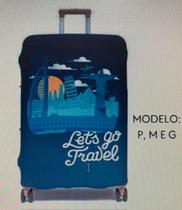 Capa Protetora De Mala Qualis Lets go travel M Capa Protetora De Mala Qualis Lets go travel M
