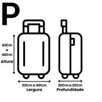 Capa Protetora De Malas De Viagem Super Prática e Com Proteção de Riscos Da Sua Bagagem Tam P