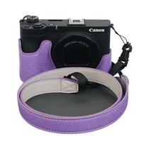 Capa Protetora De material sintético Para Câmera Canon Powershot V1 Com Alça E Bolsa Capa Protetora De material sintético Para Câmera Canon Powershot V1 Com Alça E Bolsa