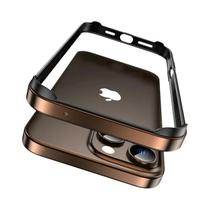 Capa Protetora De Metal Para iPhone 16 15 pro Max 14 plus 13 Mini 12 11 XS XR SE 2022 2020