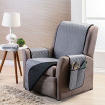 Capa Protetora De Poltrona Dupla Face Impermeável 1 Lugar